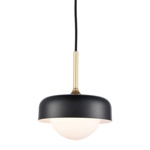 Venezia Industrial Modern Barn Pendant Light Glass Shade 1-Light